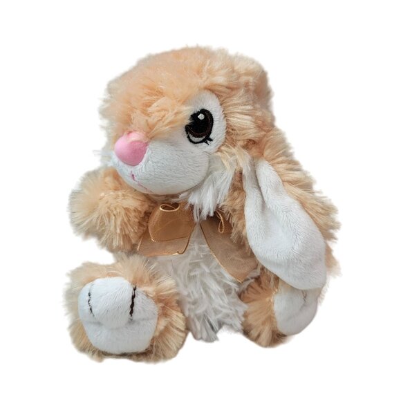 Dan Dee Bunny Rabbit Easter Plush Lot of 3 7" Ribbon Sitting Long Eared Spring - Picture 2 of 13